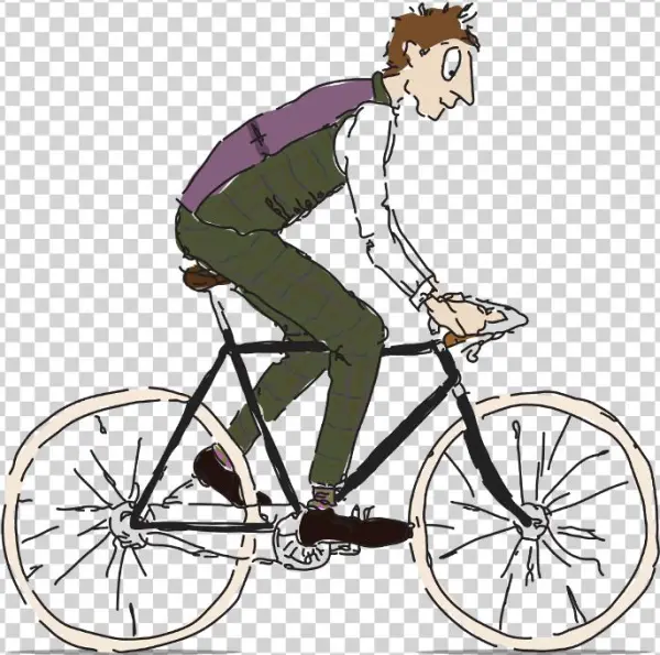 'diamond' Frame - Hybrid Bicycle