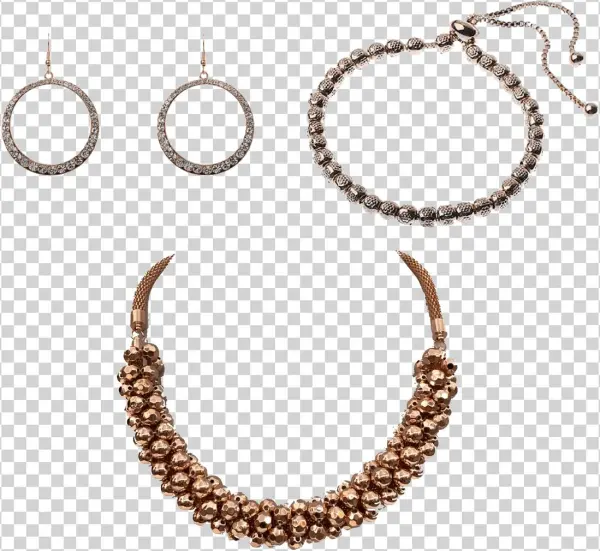 Jeminee Jewellery Rose Gold Sophisticated Gift Set - Bracciali Con Perline