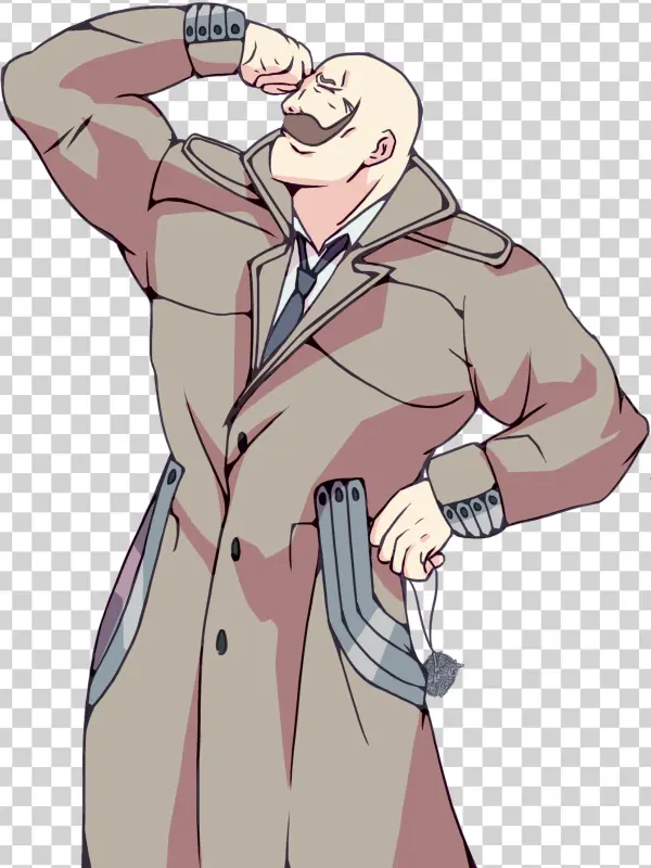 Kristof Coat - Cartoon