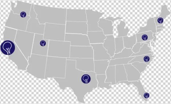 Map2018-transparent - Usa Png