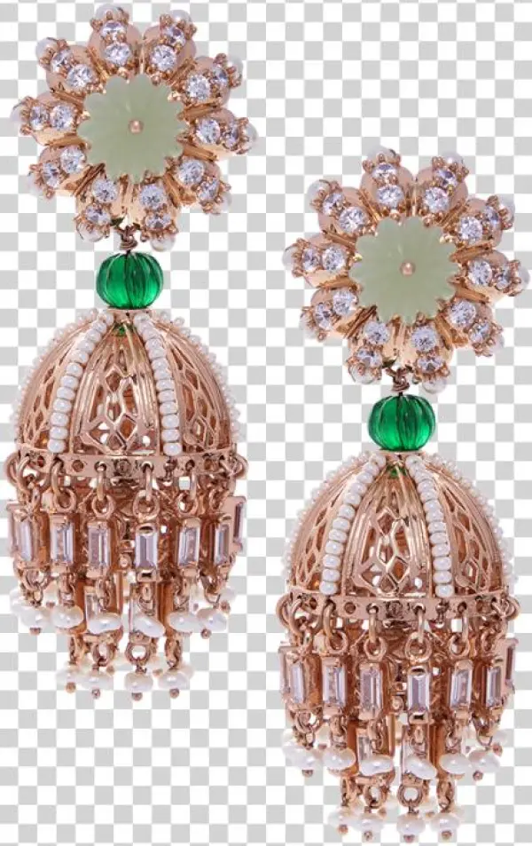 Melon Sculpté Earrings - Earrings