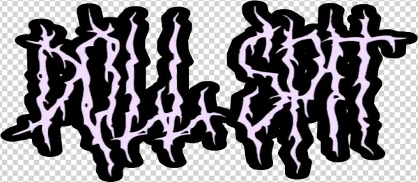 Mine Sticker - Calligraphy