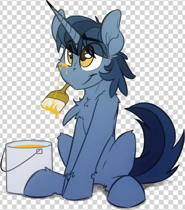 Paint Brush Clipart Cute - Cartoon