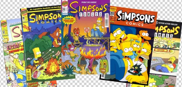 Simpsons Comics German Logo - Cartoon