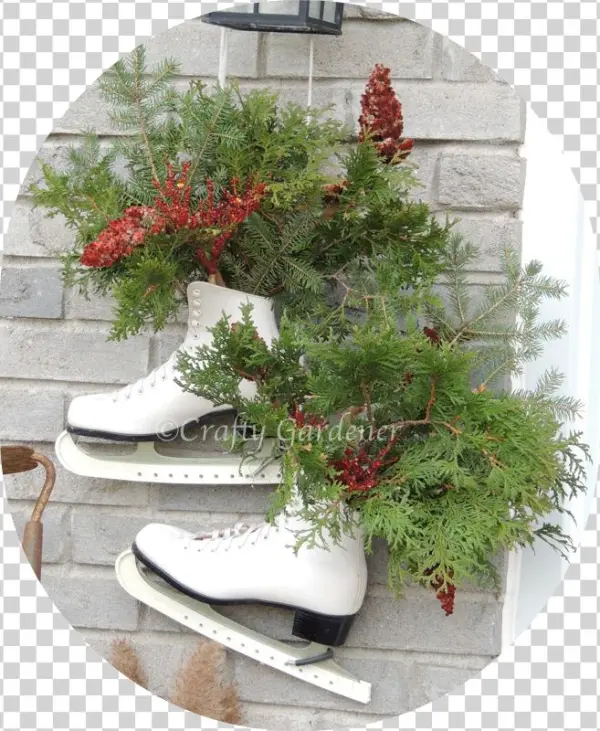Skates Greenery1b - Christmas Tree