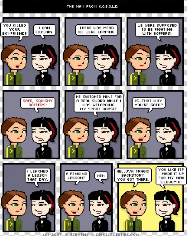 The Man From K - Cartoon