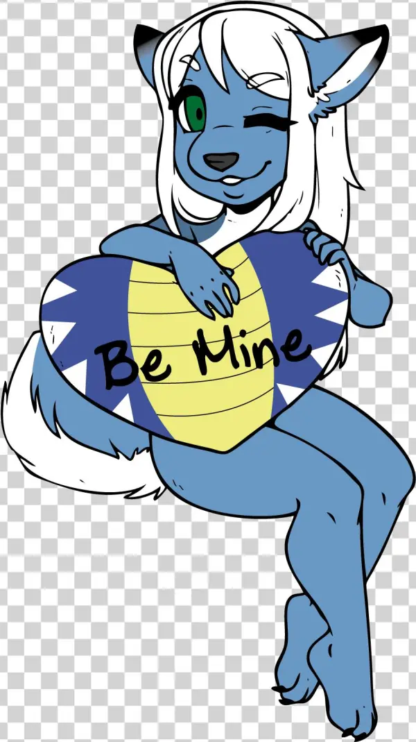 Valentine Of Blue Dragon - Cartoon