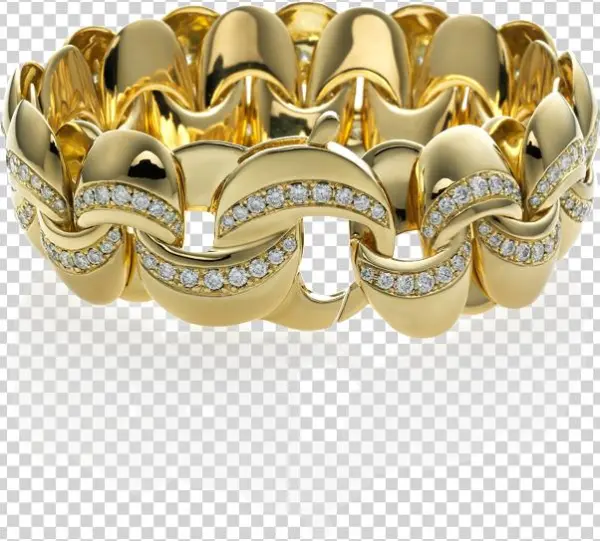 Yellow Gold Bracelet With Diamonds & Other - Bracciale Infinity Chimento