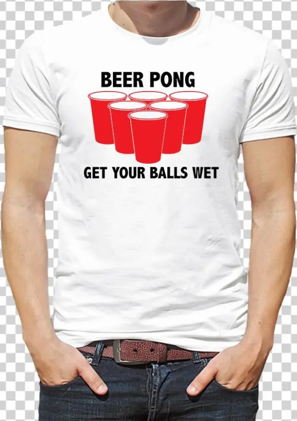 Beer Pong T-shirt - Amma Makkal Munnetra Kazhagam