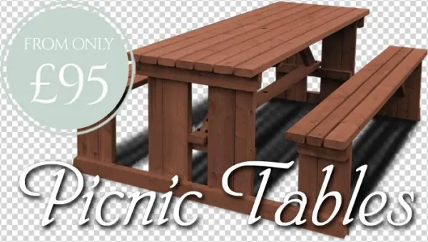 Garden Furniture, Outdoor Benches & Chairs - Picnic Table
