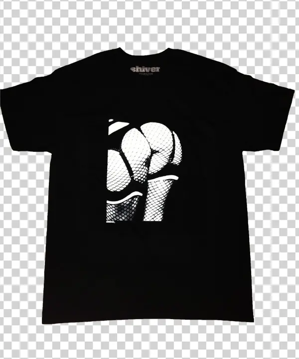 Image Of Fishnet Tee - Monochrome