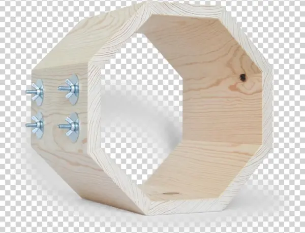 Large Hanging Octagonal Tunnel 4 - Plywood