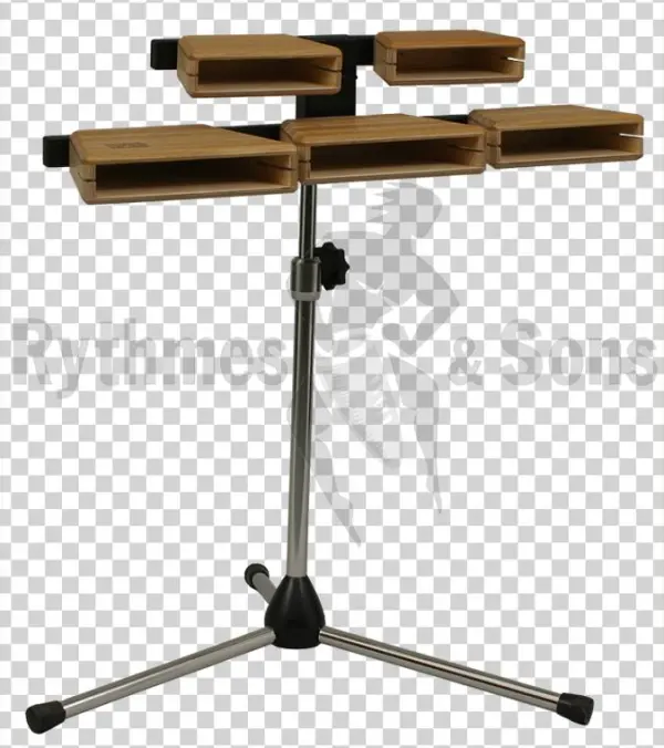 Set Of 5 Schlagwerk Temple Blocks With Stand - Martin Mac Quantum Profile Flightcase