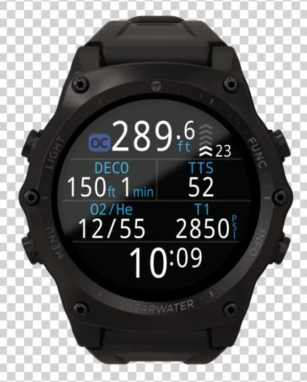 Shearwater Teric Dive Computer - Analog Watch