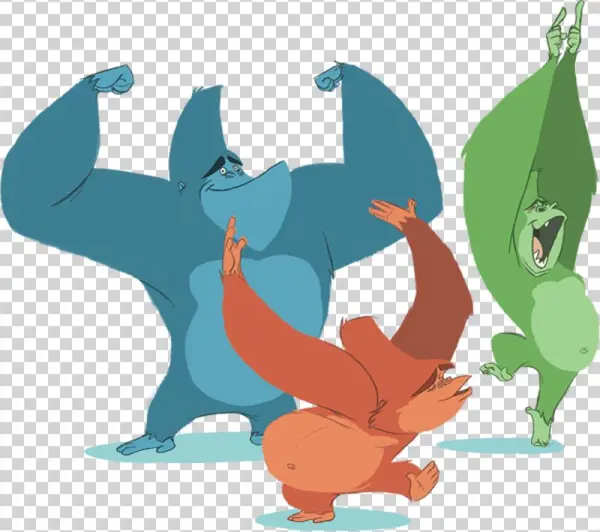 Tb Gorillas - Cartoon