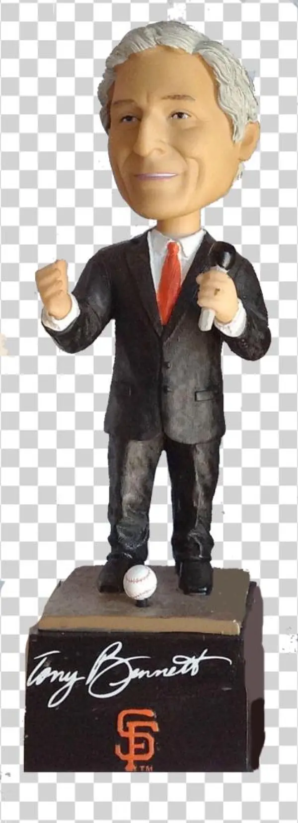 Tony Bennett Singing Bobble Sf Giants Sga 2011 San