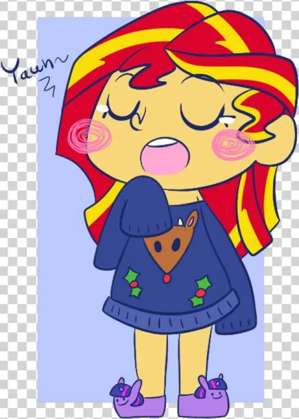Typhwosion, Chibi, Christmas Sweater, Clothes, Equestria - Cartoon