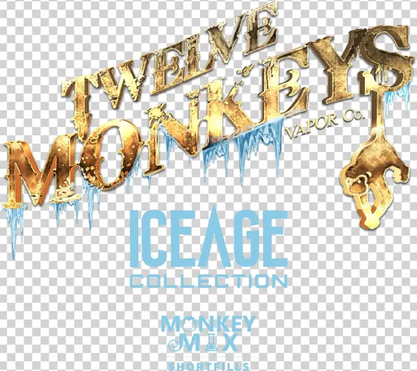 12 Monkeys Ice Age Collection Monkey Mix Logo - Calligraphy