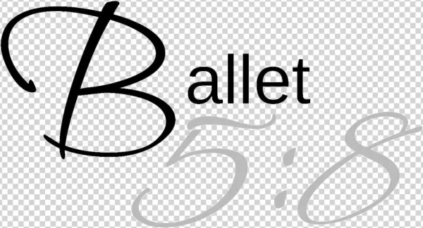 B58 Logo Black And Gray Square - Calligraphy