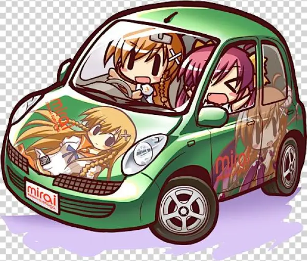 Chibi Mirai Suenaga Itasha - City Car