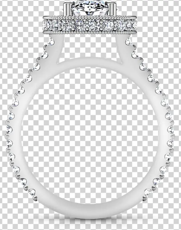 Drawn Diamonds Oval Diamond - Engagement Ring