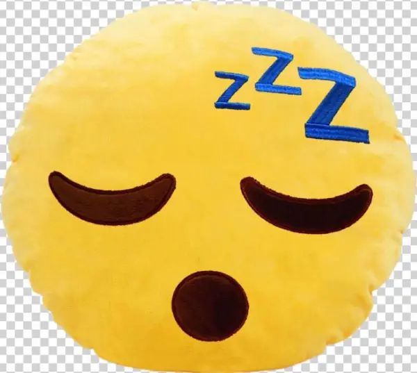 Emoji Cushion - Sleepy - Smiley