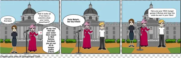 Hunger Games Reping - Cartoon