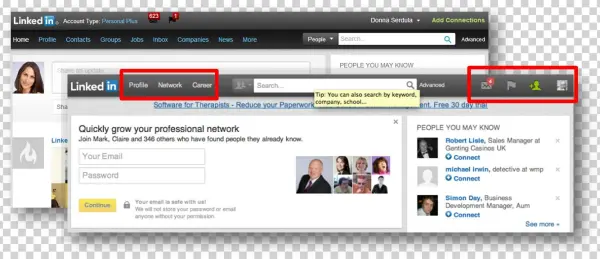 Linkedin Introduces Newly Redesigned Transparent Background