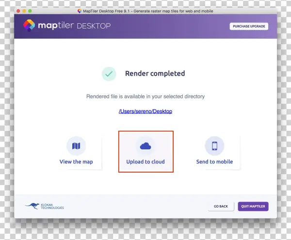 Mbtiles - User Interface