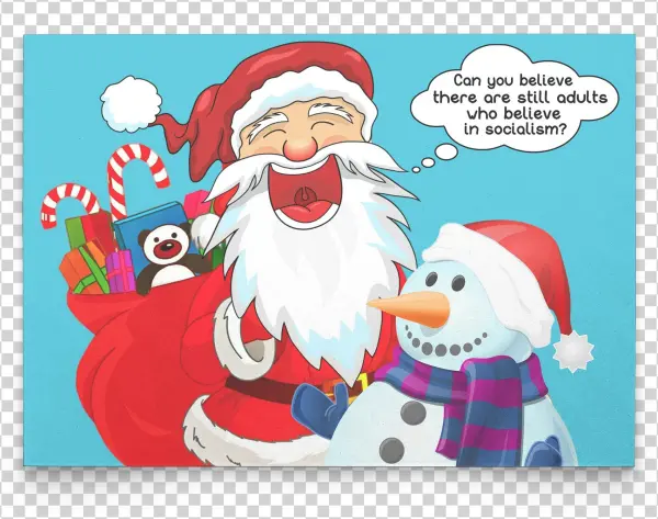 Political Funny Christmas Card - Kerstmis 2019