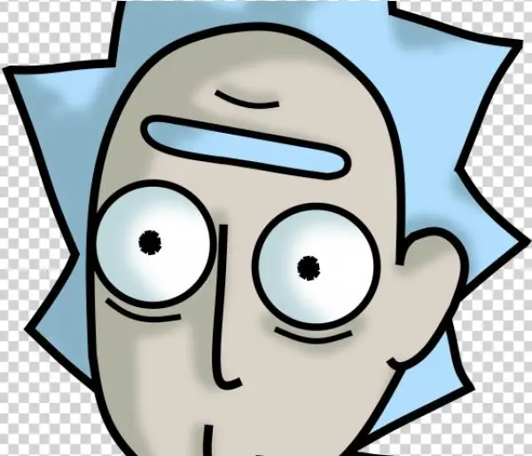 Rick And Morty Clipart Drool Face