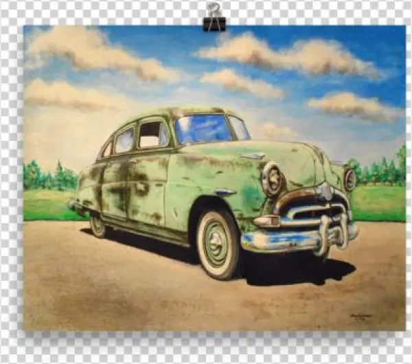 1952 Hudson Pacemaker Poster - Borgward Isabella