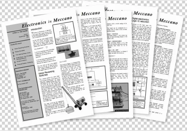 A Collage Of Electronics In Meccano Magazines - Document