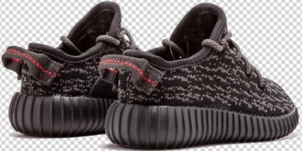 Adidas Yeezy Boost 350 Infant Pirate Black Pirblk/blugra/cblack - Shoe