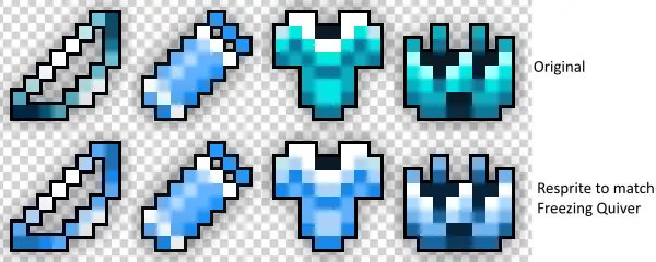 [art]reskin Every Ice Piece To Match The Freezing Quiver