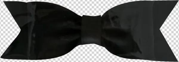 Gumpaste Bows Large Solid Black - Motif