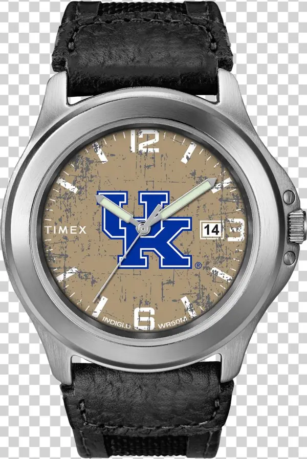 Old School Kentucky Wildcats - Opromo T40091 Custom Timex Expedition Brown/gray Core