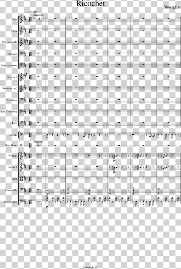 Ricochet Sheet Music Composed By Shostglass 1 Of 68 - Hoedown