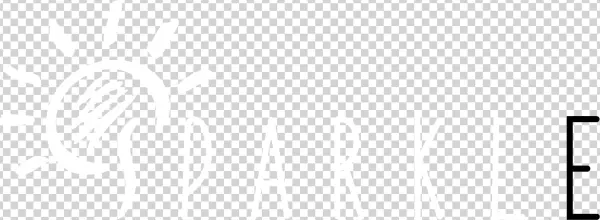 Sparkle Logo Black And White - Beige