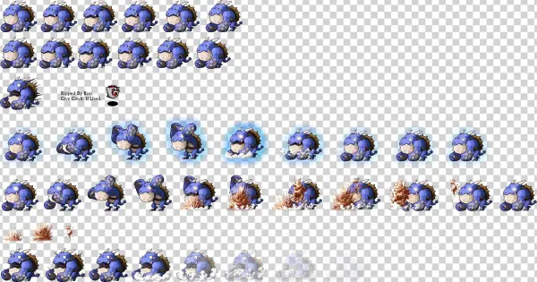 Click For Full Sized Image Blue Dragon Turtle - Cartoon