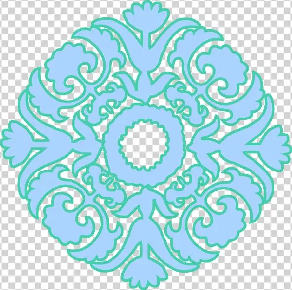 Damask Clipart Florish - Art