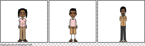 Deza, Bud, Mouth Organ Guy - Cartoon