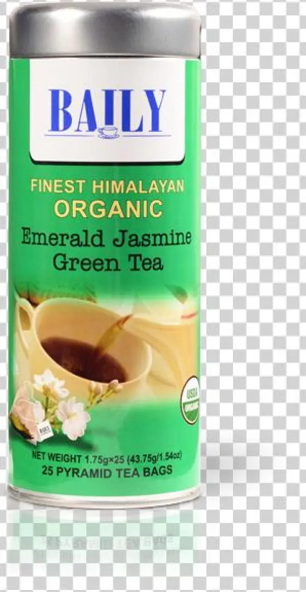 Emerald Jasmine Green Tea - Baily Tea Lemon Canister
