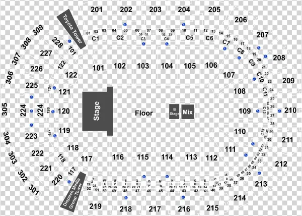 Full Map - Trans Siberian Orchestra Nationwide Arena