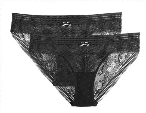 Ladies' Panties, Black - Undergarment