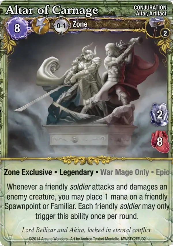 Mage Wars Altar Of Carnage