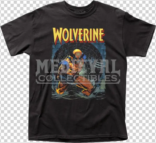 Mens Wolverine Knee Deep T-shirt - Marvel Universe Wolverine Digest [book]