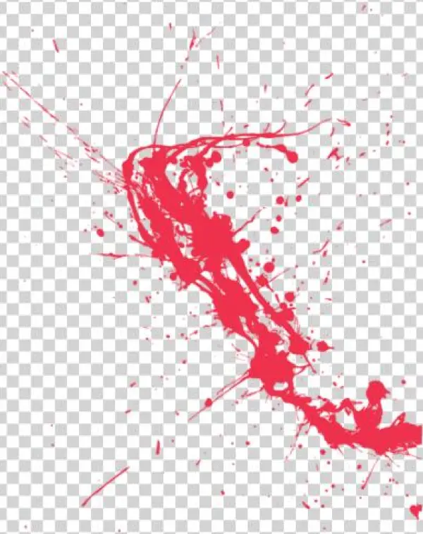 Red Splatter Png - Adnan Joubran - Borders Behind