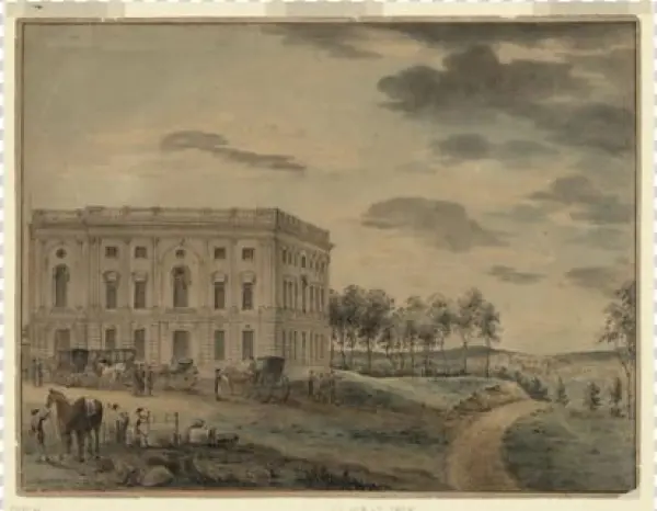 This Famous Watercolor View By William Birch Shows