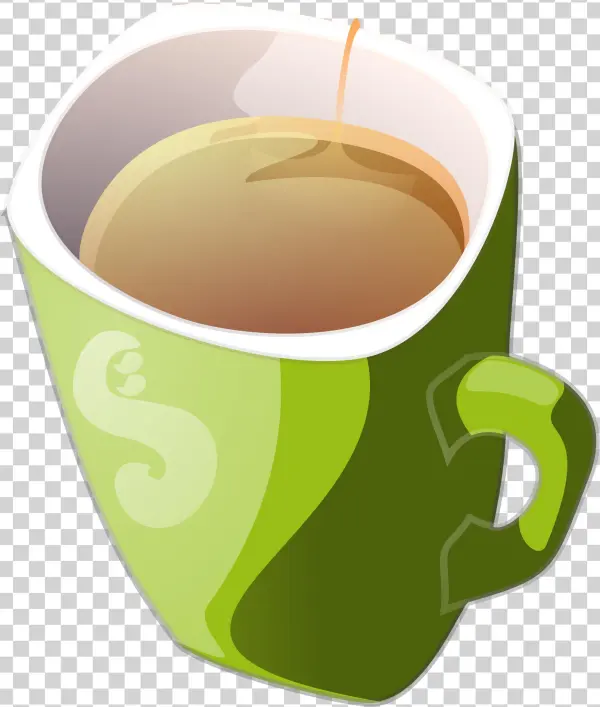 This Free Icons Png Design Of Green Mug Of Tea